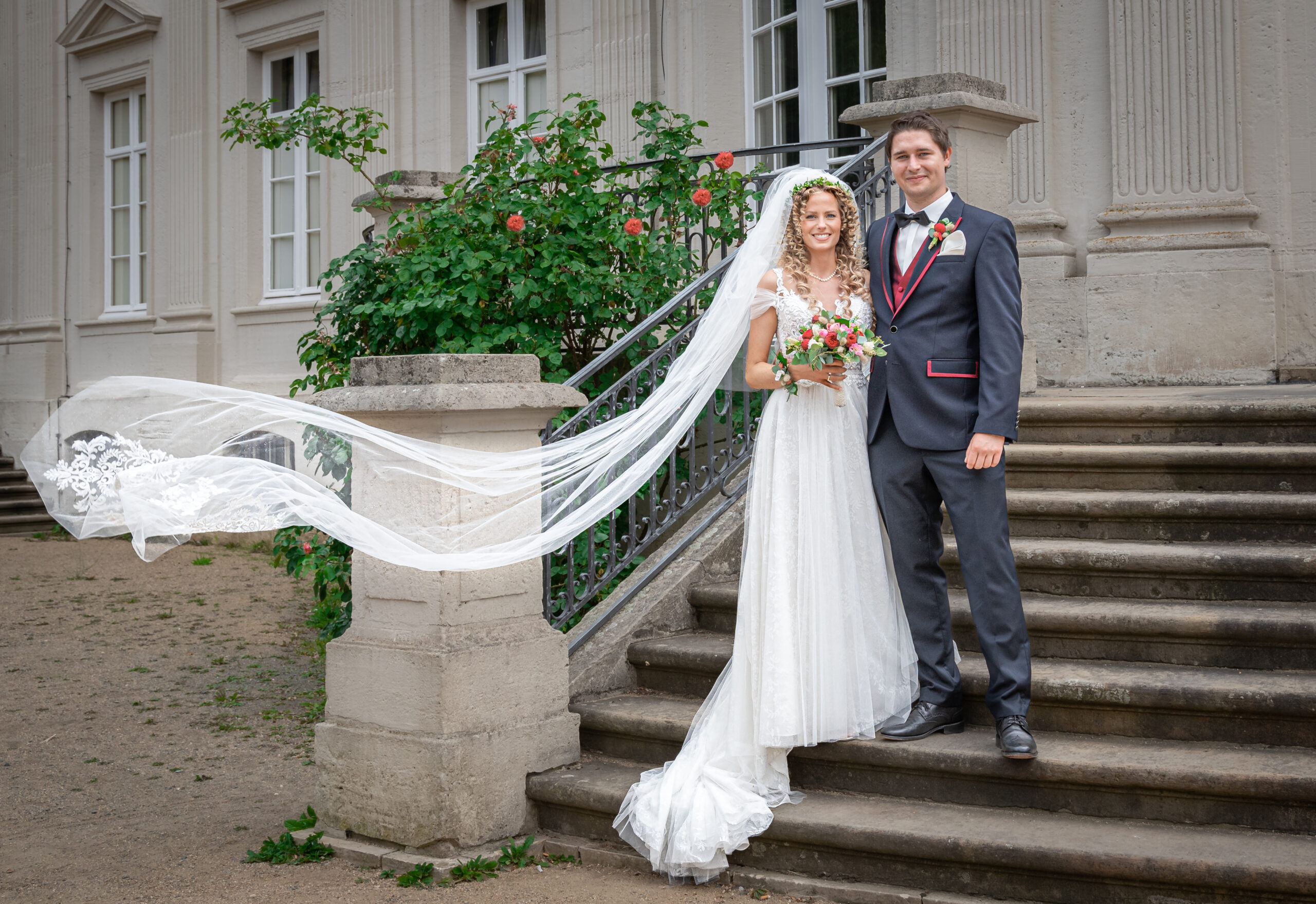 Brautpaar Treppe | Foto Fleige